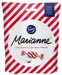 Карамель мятная с шоколадной начинкой Marianne Fazer 220 гр