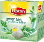 Чай зелёный с мятой Lipton 20 пакетов