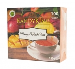 Чай чёрный манго Kandy King 100 пакетов