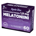 Via Naturale мелатонин 1,9 мг 60 штук