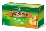 Чай зелёный с имбирём Twinings 25 пакетов