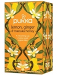 Чай органический с лимоном имбирём и мёдом манука  PUKKA 20 пакетиков 