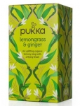 Чай органический PUKKA Lemongrass & Ginger Makrobios 20 шт