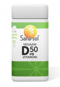 Витамин D веганский  50 мкг Sana-sol 100 табл