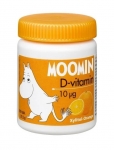 Витамин D вкус апельсин 10 мкг Moomin 100 шт