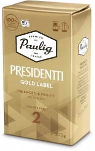 Кофе молотый Paulig Presidentti Gold Label 500 гр