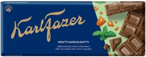 Fazer Mint Krokant молочный шоколад 180 г 