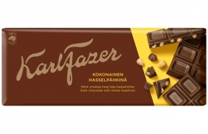 Шоколад тёмный с фундуком Karl Fazer 200 гр