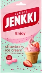 Жевательная резинка Jenkki Enjoy Strawberry Ice Cream 70 гр