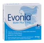 Evonia Biotin Plus 5мг 60 шт