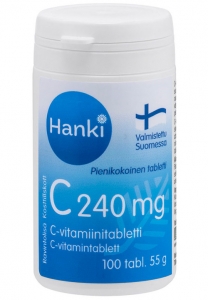 Витамин С 240 мг 55 г Hanki 100 табл