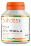 Витамин D3 растительный 50 мкг 60 капсул Puhdas+