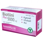 Пищевая добавка биотин Fennovita 100 штук