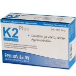 Витамин K2 Plus 40 гр Fennovita 100 таблеток
