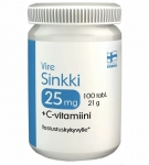 Цинк 25 мг + витамин С Vire 100 штук