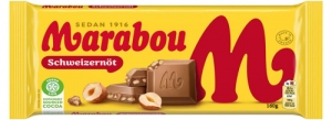 Шоколад швейцарский орех Marabou 160 гр