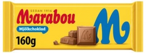 Шоколад молочный Marabou 160 гр