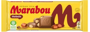 Шоколад молочный с лесным орехом Marabou 200 гр