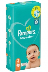 Подгузники Pampers Baby Dry размер 3 6-10 кг 100 шт