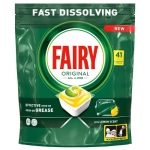Таблетки для посудомойки лимон Fairy Original All in One 41 шт