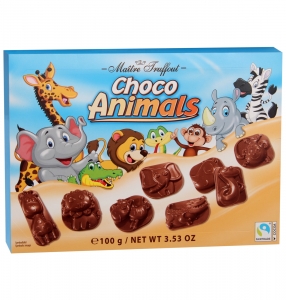 Молочный шоколад Choco Animals Maître Truffout 100 гр