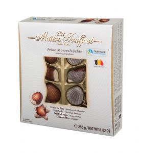 Шоколадные конфеты Maître Truffout Pralines Sea Shells 250 гр