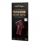 Шоколад тёмный Maître Truffout Premium Extra Dark 80% 100 гр