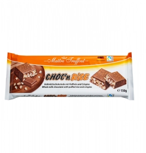 Шоколад с воздушным рисом Maître Truffout 150 гр