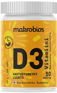 Macrobios витамин D 150 штук