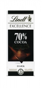 Шоколад тёмный 70% Lindt 100 гр