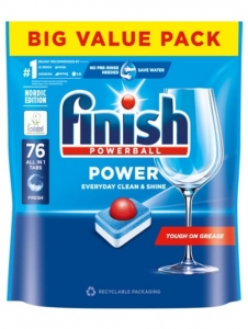 Таблетки для посудомоечной машины Finish Power All-in-1 76 штук