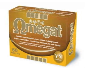 Omegat 3-6-7-9 Via Naturale 60 капсул