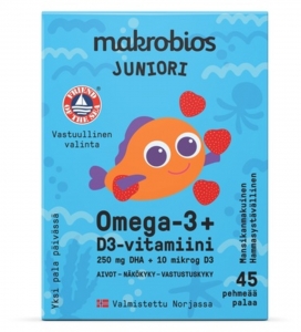 Junior Omega3+ D3 Macrobios 45 штук