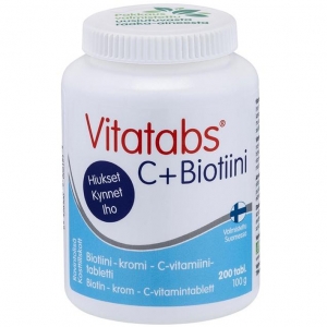 Витамин C + Биотин + Хром Vitatabs 200 шт