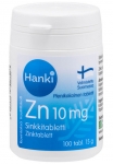 Цинк 10 мг Hanki 15 г 100 табл