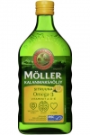 Жидкий рыбий жир Omega-3 с лимоном Möller 500 мл