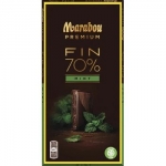 Шоколад тёмный с мятой Marabou Premium Dark 70% 100 гр